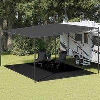 Berkfield Home Tent Carpet 400x500 cm Black