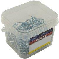 Unifix Galv Staples 25mm x 2.65 - Box of 4 in Silver