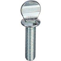 Unifix Steel Shouldered Thumbscrews Bzp M8 x 30 - Box of 150 in Silver