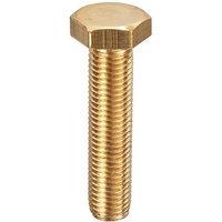 Unifix Brass Hexagon Setscrews DIN 933 M10 x 50 in Gold