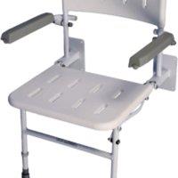 Aidapt Solo Deluxe Shower Seat No Padding in White