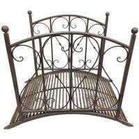 Ascalon Design Ltd Hearts Bridge - L120 x W80 x H93 cm - Dark Brown