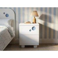 Flair Livana Bedside Table White