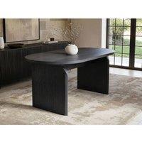 Solace+Co Varm Ribbed Dining Table in Black