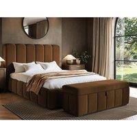 Solace+Co Emilie Blanket Box in Brown