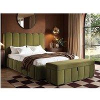 Solace+Co Emilie Blanket Box in Green