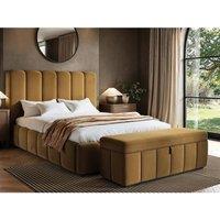 Solace+Co Emilie Blanket Box in Light Brown