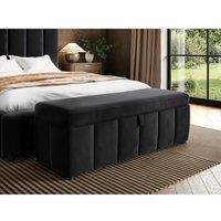 Solace+Co Emilie Blanket Box in Black