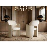 Solace+Co Estella Dining Chair Set of 2 in Beige