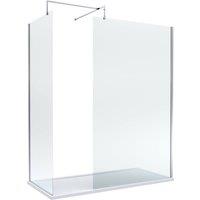 Balterley Walk-In Wetroom Bundle, Chrome, 1700x800mm in Silver