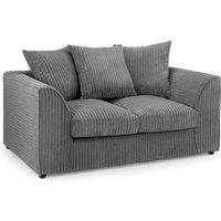 SOFA SCENE LTD CHICAGO JUMBO CORD 2 SEATER GREY SOFA