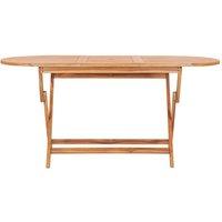 Berkfield Home Elegant 7 Piece Folding Outdoor Dining Set Solid Teak Wood in Brown