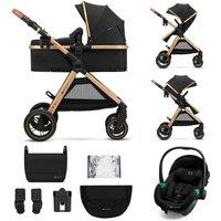 Kinderkraft ESME PRO Multifunctional 3in1 Pushchair Stroller Carrycot Accessories in Black