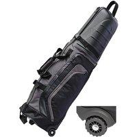 Havendro Golf Travel Hard Case ABS Wheels Grey in Black