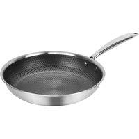 Nordara 30cm Stainless Steel Frying Pan Non Stick Induction Cookware in Silver