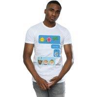 Disney Men's Frozen I Love Heat T-Shirt in White | Size: 2XL