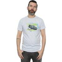 Disney Men's Cars Jackson Storm T-Shirt in Grey | Size: XL