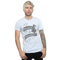 Disney Men's Alice In Wonderland Weird & Wacky T-Shirt in Grey | Size: Medium
