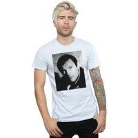 DC Comics Men's Batman TV Series Adam West Photograph T-Shirt in Grey | Size: Medium