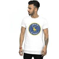 Disney Men's Frozen 2 Sven I Grew Up In Nature T-Shirt in White | Size: 2XL
