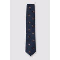 Antique Rogue Men's Patterned Tie in Dark Blue
