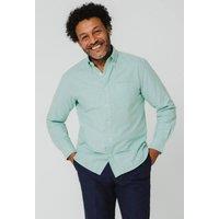 Dobell Men's Mint Green Oxford Shirt | Size: 2XL