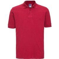 Russell Men's Classic Cotton Pique Polo Shirt in Red | Size: 2XL
