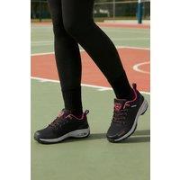 Women's Breathable Lightweight Sneakers in Black | Size: 7