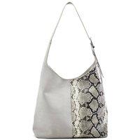 Moda In Pelle Women's 'Basilla Bag' Suede Shoulder Bag in Grey