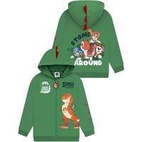 Paw Patrol Boy's Marshall & Rex Dinosaur Hoodie With 3D Spikes in Green | Size: 3-4 Years
