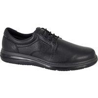 IMAC Men's Softie Leather Casual Shoes in Black | Size: 7