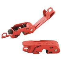 Master Lock Griptight Standard Circuit Breaker Lockout in Red