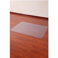 Living and Home PVC Plastic Clear Non-Slip Office Chair Desk Mat Floor Carpet Floor Protector 120x90cm in Natural | Size: 120x90 cm
