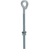 Unifix BZP Straining Eye Bolts - 10 x 3/8 - Box of 20 in Silver