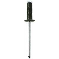 JRP Riveting Products Dome Head Rivets 4.8 x 15mm - Box of 500 in Black