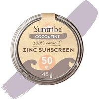 Suntribe Face & Sport Zinc Sunscreen Mud Tint SPF 50 45g in Black | Size: 40g