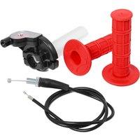 Nordara Quick Action Throttle Cable 110-125cc Pit Bike in Red