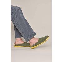 Moshulu Men's 'Conifer' Cord Mule Slippers in Light Green | Size: 9