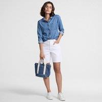 Lands' End Women's Denim TENCEL Blend Shirt in Baby Blue | Size: Medium