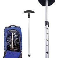 NESTLUNE Golf Travel Bag Support Rod Club Protector Pole in Silver | Size: 0-18 m