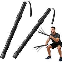 Hinsinc 2 Pack Heavy Duty Fitness Battle Ropes in Black | Size: 0-12 m