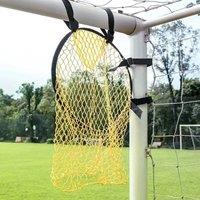 EONLION 2x Football Net Soccer Top Bins in Yellow | Size: 0-12 m