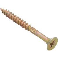 Forgefix Spectre Screw Pz Compatible Csk Zyp 6.0 X 50Mm (Box 100) in Gold