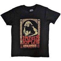 Janis Joplin Vintage Filimore Poster T-Shirt in Black | Size: Medium