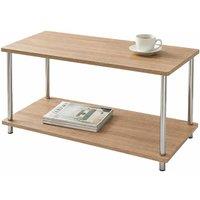 SPOT ON DEALZ Solid Oak Coffee Table Wooden Living Room Centre Modern Tea Table in Light Oak