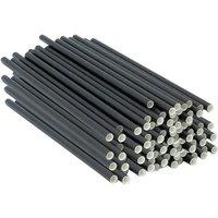 ECONX Paper Straws Black 8 Compostable Biodegradable Drinking Straw Pack of 250