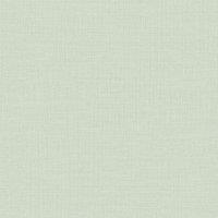 Grandeco Linen Textured Plain Wallpaper in Green | Size: 1 Pack