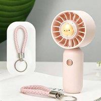 Quipulse Multifunctional Portable Mini Fan in Pink