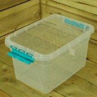 EONLION 5 LITRE Plastic Storage Carry Clear Boxes | Size: 500mm