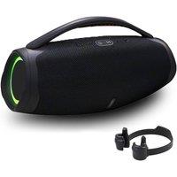 Ventryn Portable Bluetooth Speaker, Wireless Stereo in Black